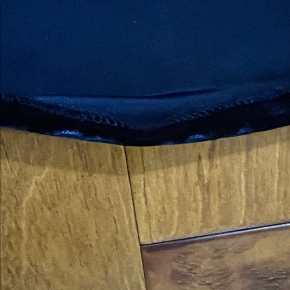 DKNY Velvet Burnout Dress Sz 6 Midnight Blue Whimsigoth Fairy Grunge Cocktail - Picture 8 of 10